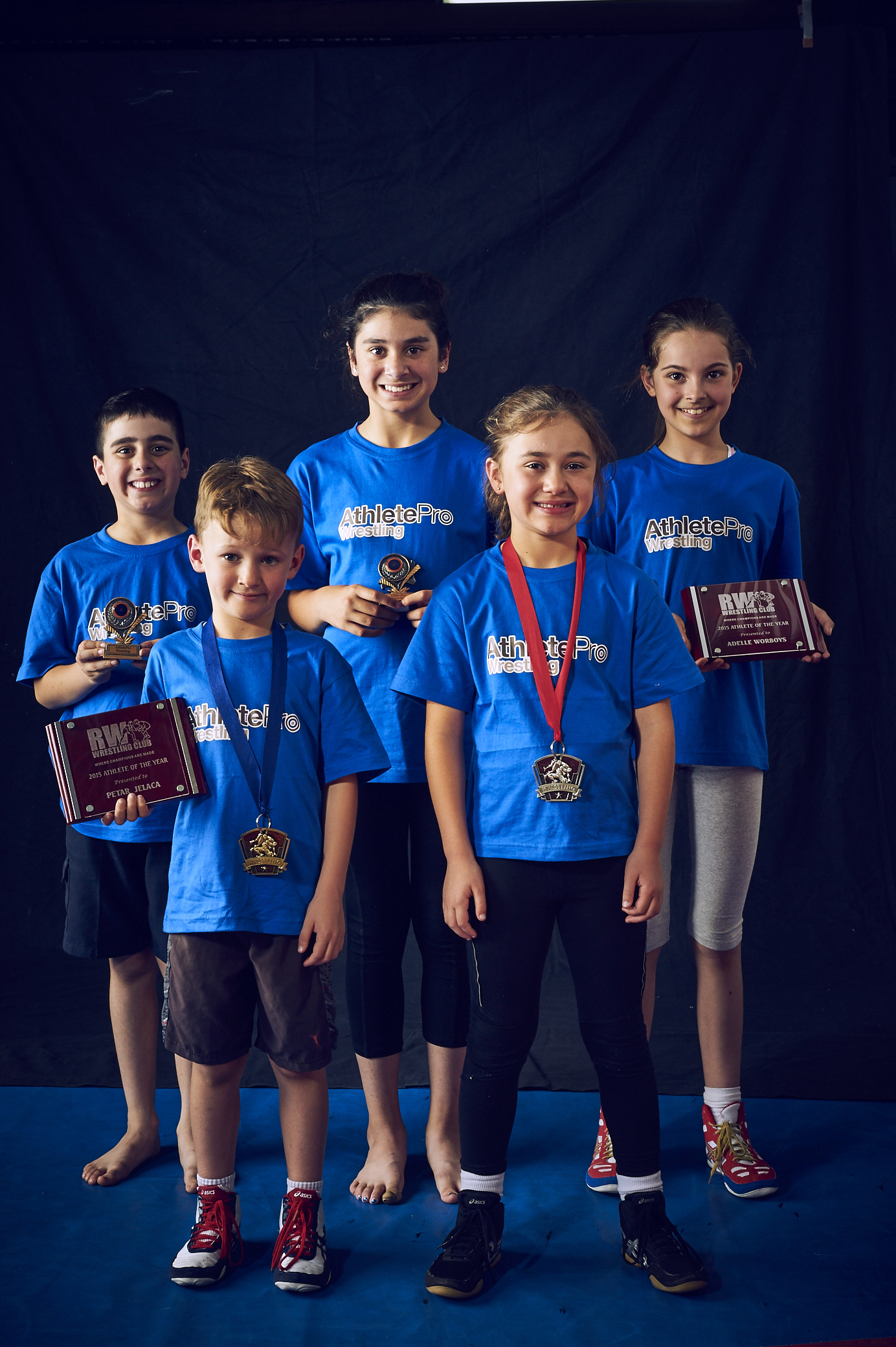 Athlete Pro kids young rookie trophy wrestling greco roman freestyle 