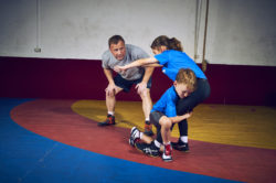 Athlete Pro RW Richard Weiss young rookie coach train wrestling technique form